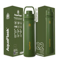 Aqua Flask Hunter Green 22oz