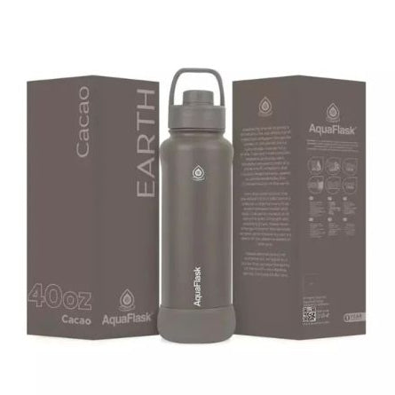 Aqua Flask Cacao 40 oz Earth Collection