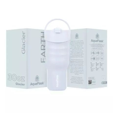 Aqua Flask Tumbler Glacier 30 oz Earth Collection