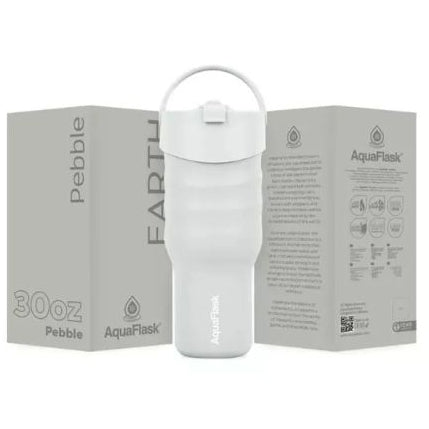 Aqua Flask Tumbler Pebble 30 oz Earth Collection