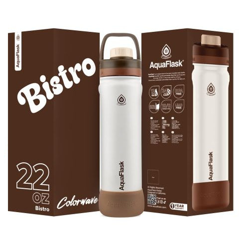 Aqua Flask Bistro 22oz Colorwave Collection
