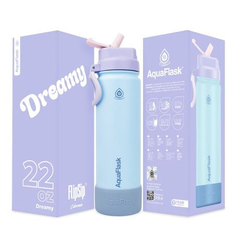 Aqua Flask Flip Sip Dreamy 22oz Colorwave Collection