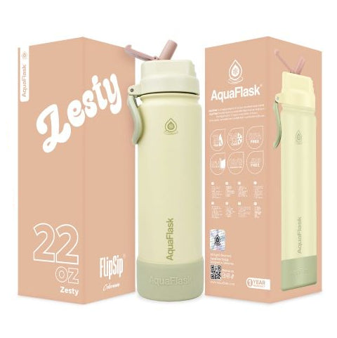 Aqua Flask flip sip zesty 22oz Colorwave Collection