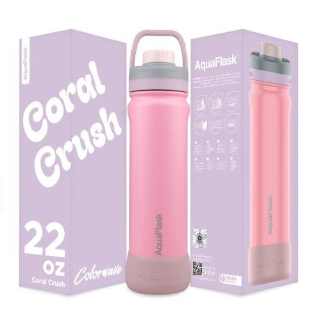 Aqua Flask Coral Crush 22oz Colorwave Collection