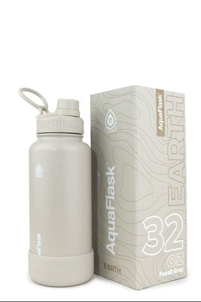Aqua Flask Earth Fossil Gray 32oz Earth Collection