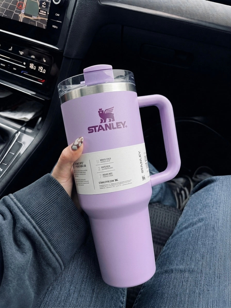 Stanley Quencher H2.0 40oz - 1.18 Ltumbler Handle Straw Lid ( Purple)