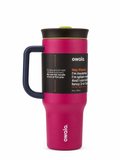 Owala 40oz Big Handle Tumbler With Straw And 2-in-1 Lid, Berry Pink