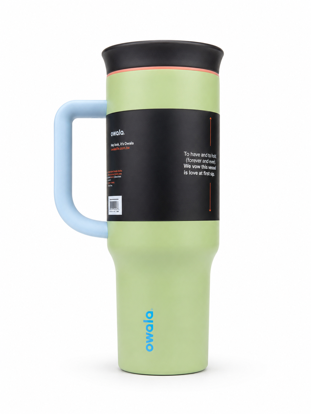 Owala 40oz Big Handle Tumbler With Straw And 2-in-1 Lid, Neo Saga