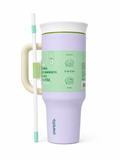 Owala 40oz Big Handle Tumbler With Straw And 2-in-1 Lid,Lilac
