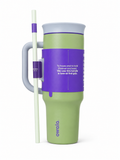 Owala 40oz Big Handle Tumbler With Straw And 2-in-1 Lid, Pistachio green