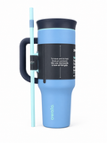 Owala 40oz Big Handle Tumbler With Straw And 2-in-1 Lid, ice blue