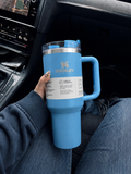 Stanley Quencher H2.0 40oz - 1.18 Ltumbler Handle Straw Lid ( Blue )