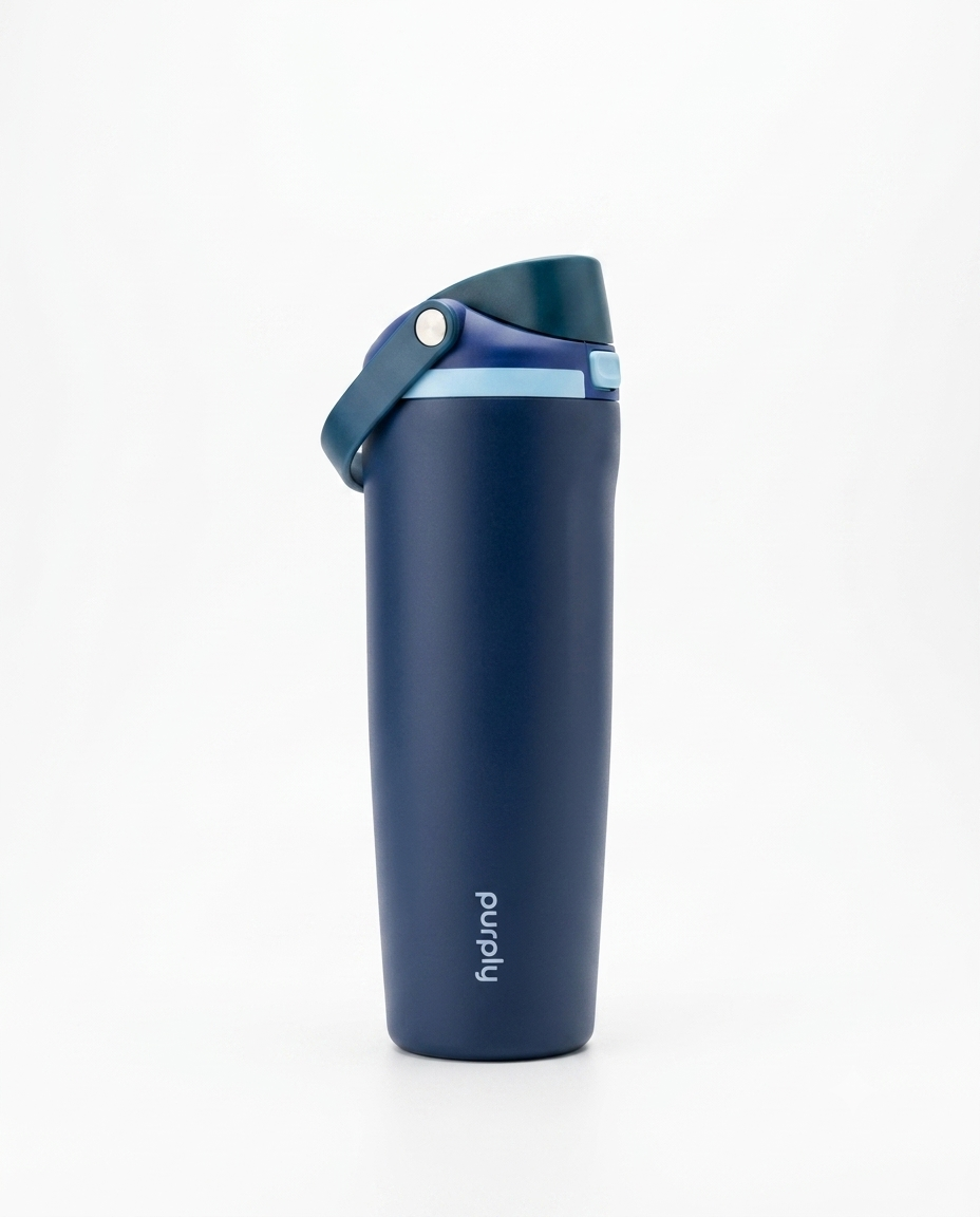 purply sway | dark blue