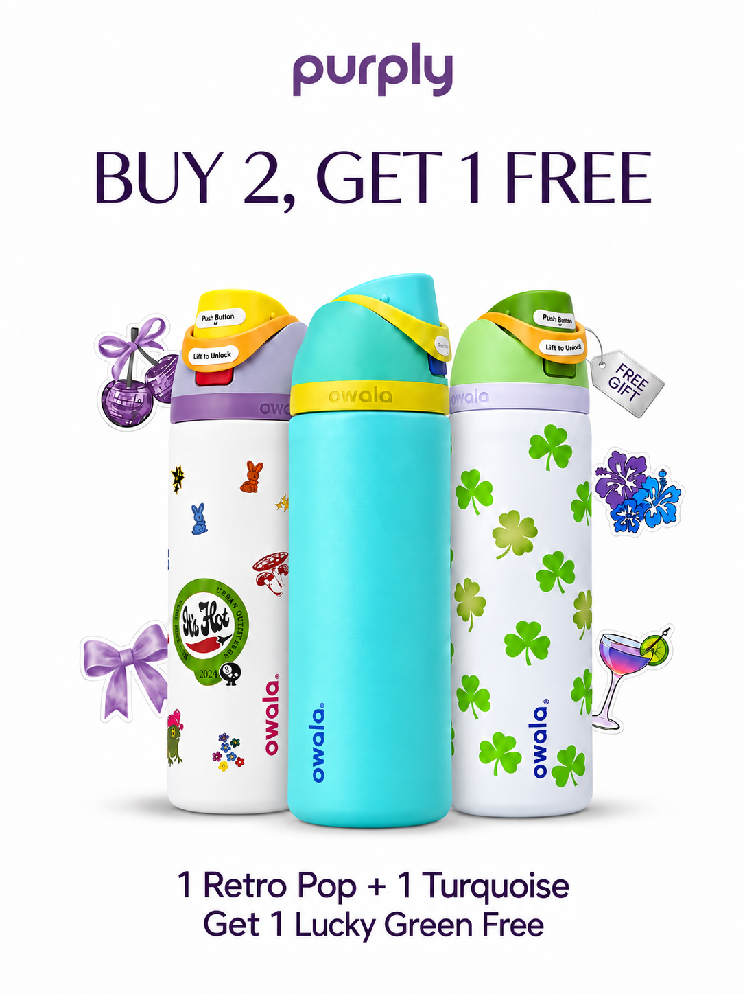 Buy 2, get 1 free!