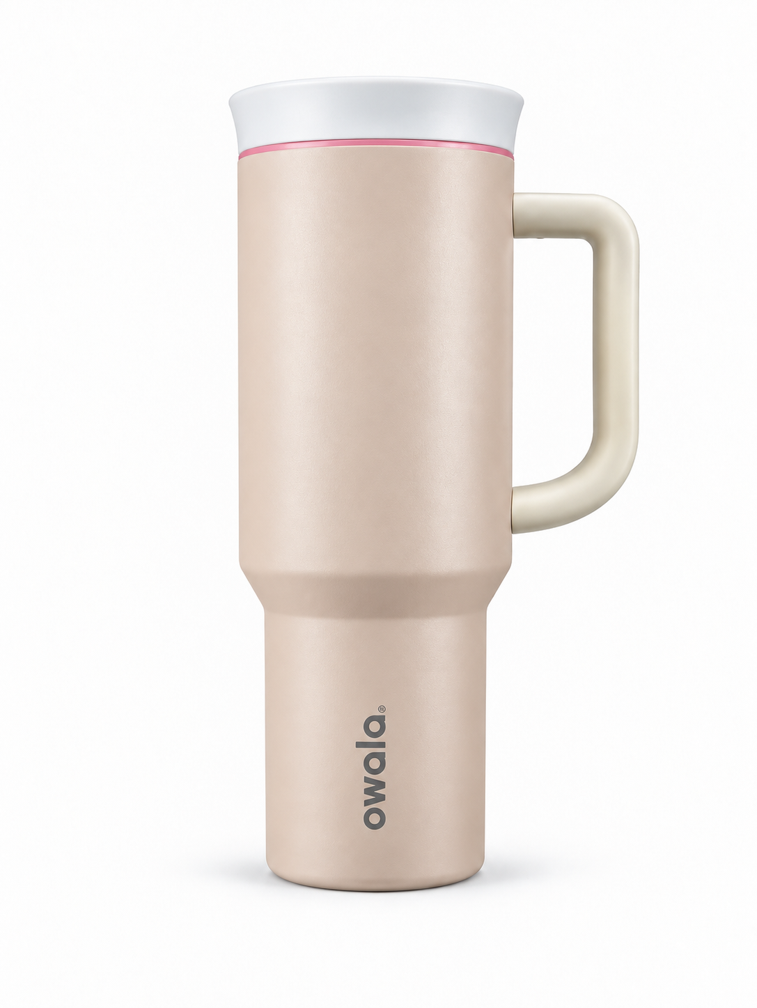 Owala 40oz Big Handle Tumbler With Straw And 2-in-1 Lid, creamy