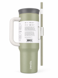 Owala 40oz Big Handle Tumbler With Straw And 2-in-1 Lid, sage green