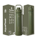 Aqua Flask Walnet 22oz